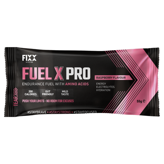 FUEL X PRO 55G SACHET RASPBERRY