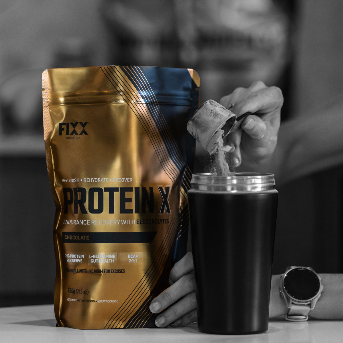 Protein X – Endurance Recovery Shake Box of 12 Chocolate