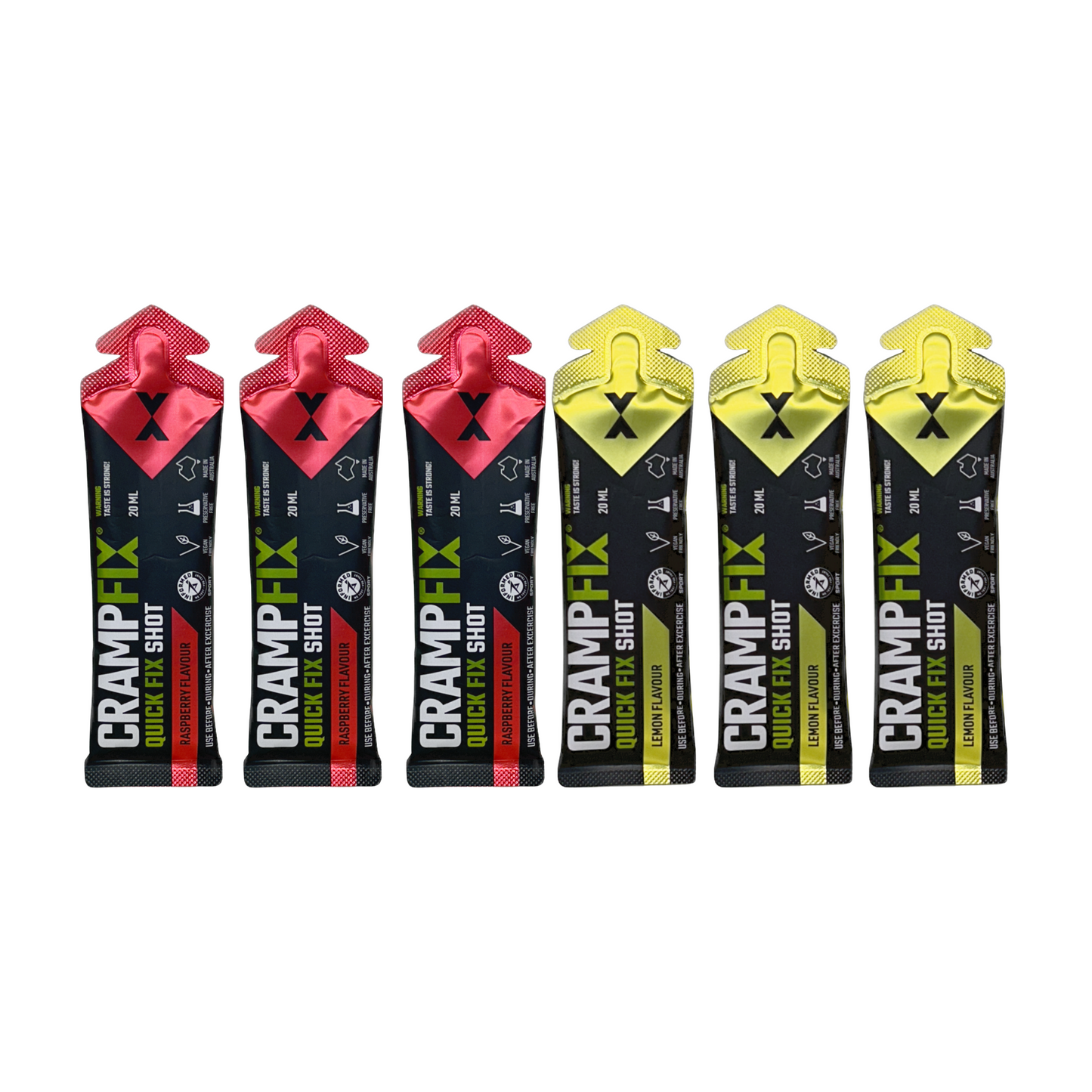 Crampfix 20ml Shot 3 Lemon 3 Raspberry