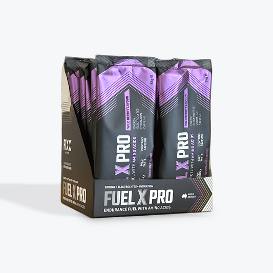 Fuel X Pro 55g Sachet Box Of 12 Wild-berry Caffeinated
