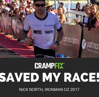 Ironman Saved From Muscle Cramps at Port Macquarie IMOZ 2017