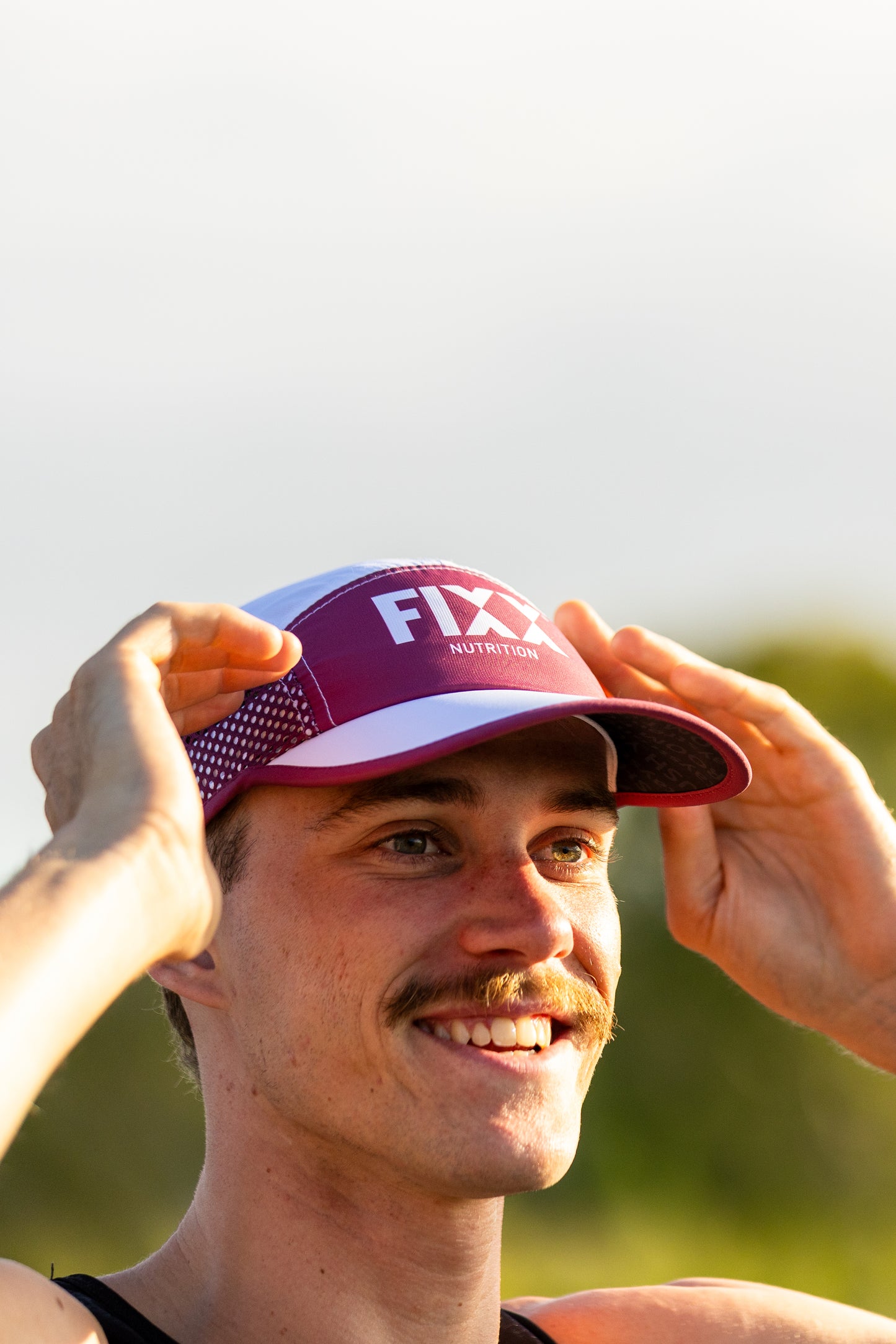 Fixx Running Hat BURGANDY