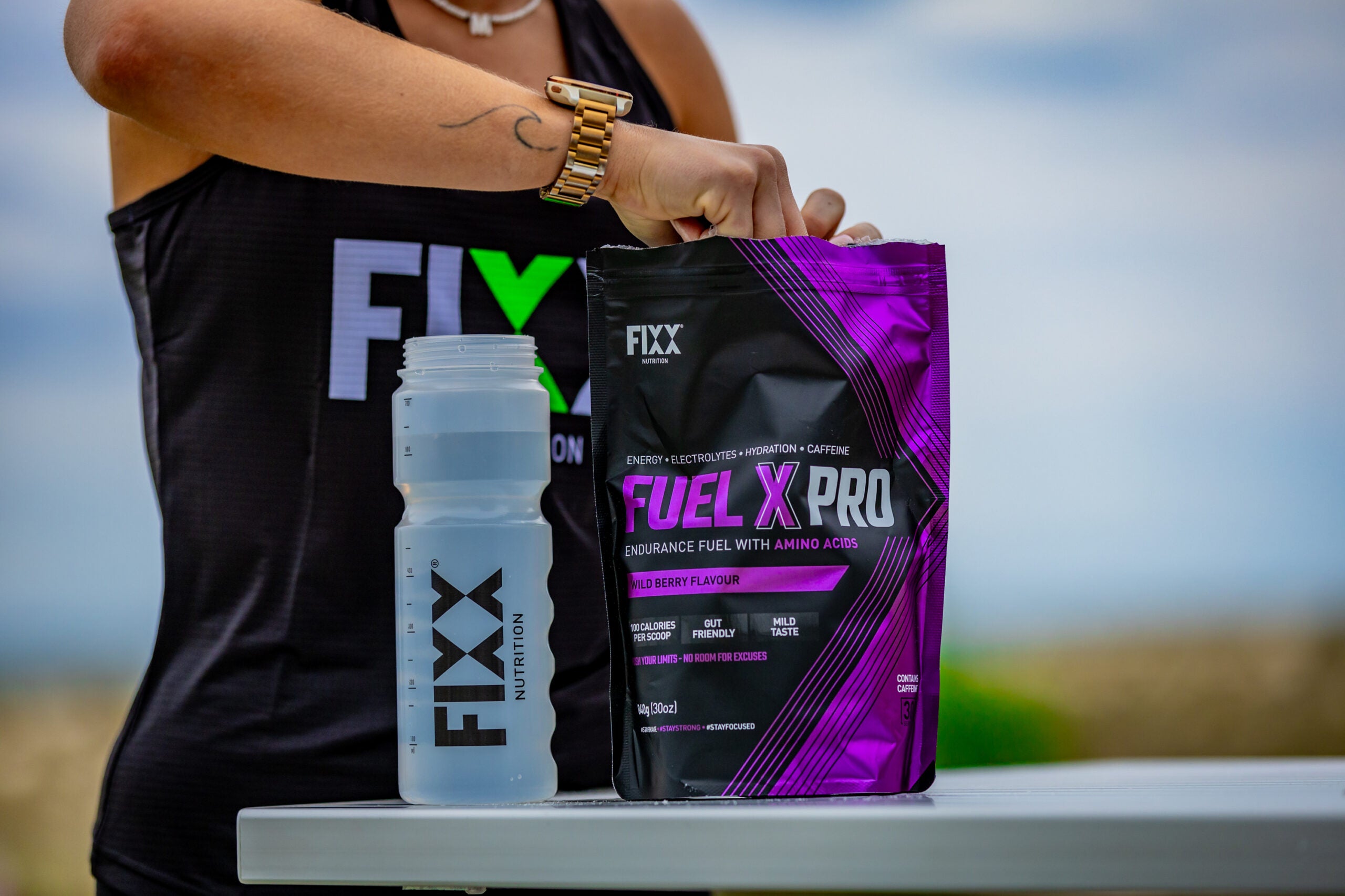 FUEL X PRO 55G SACHET WILD-BERRY CAFFEINATED - Fixx Nutrition