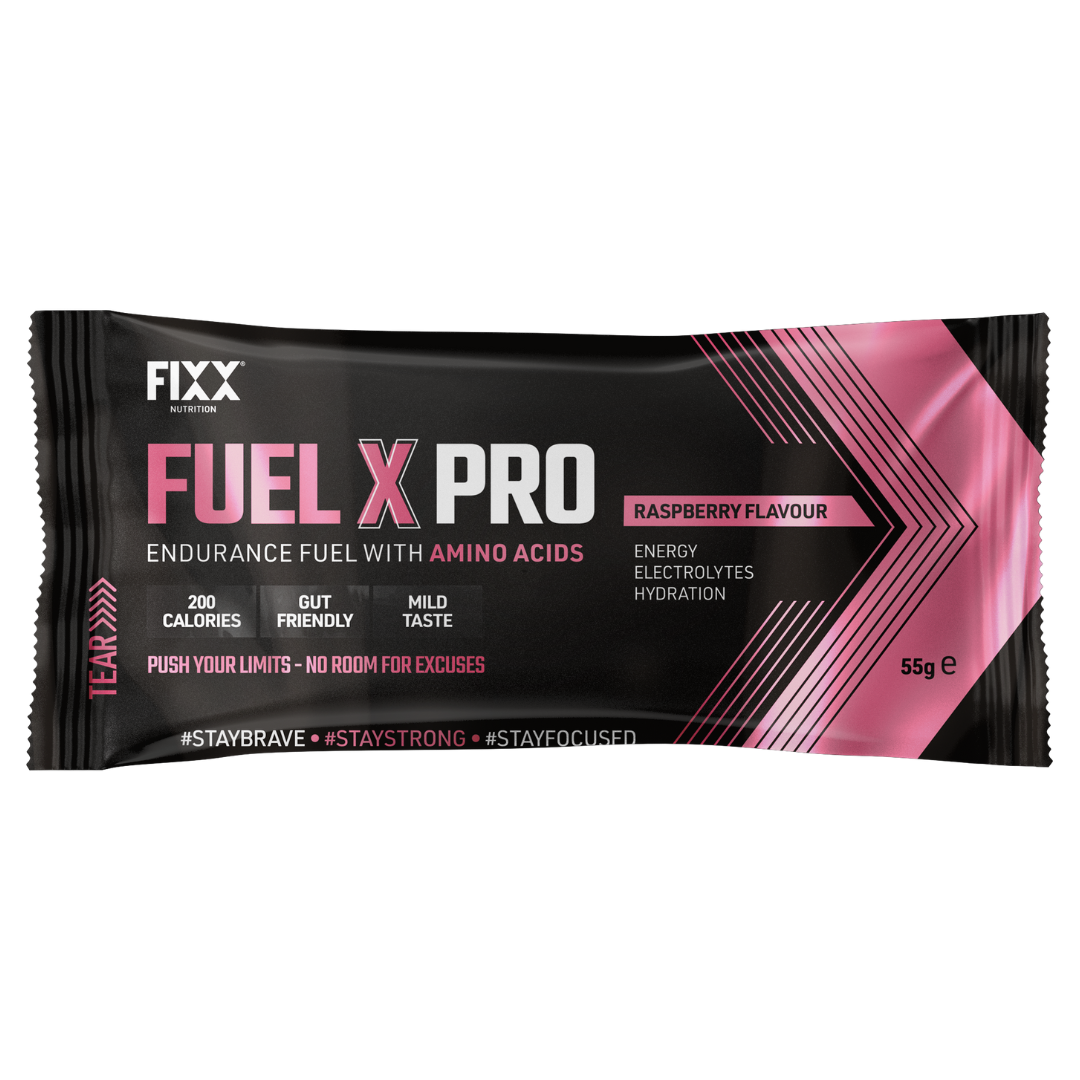 Fuel X Pro 55g Sachet Box Of 12 Raspberry