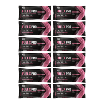 FUEL X PRO 55G SACHET BOX of 12 RASPBERRY