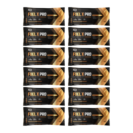 FUEL X PRO 55G SACHET BOX OF 12 ORANGE	