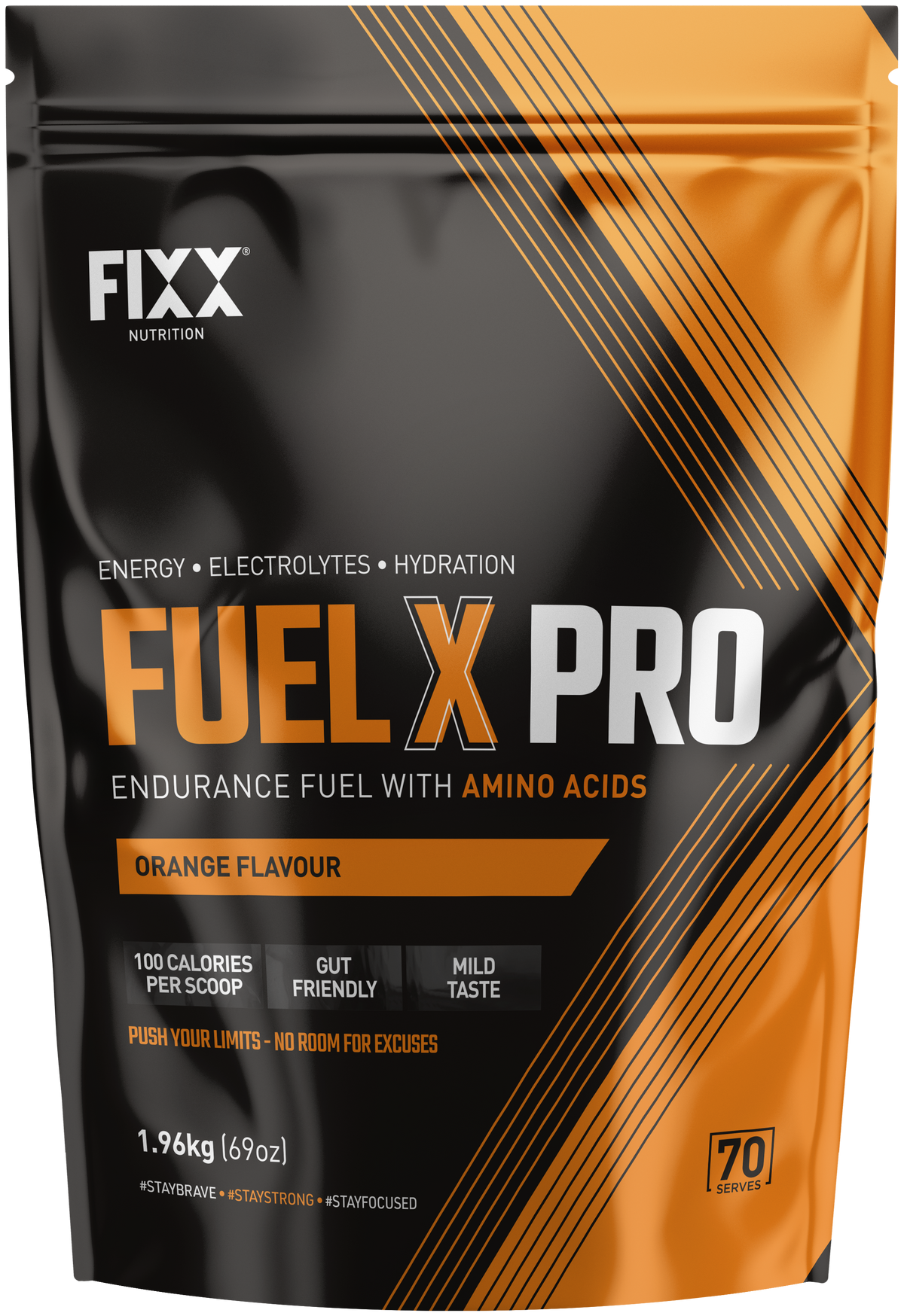 FUEL X PRO 70 SCOOP BULK BAG ORANGE - Fixx Nutrition