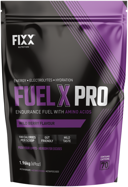 Fuel X Pro 70 Scoop Bulk Bag Wild-berry Caffeinated